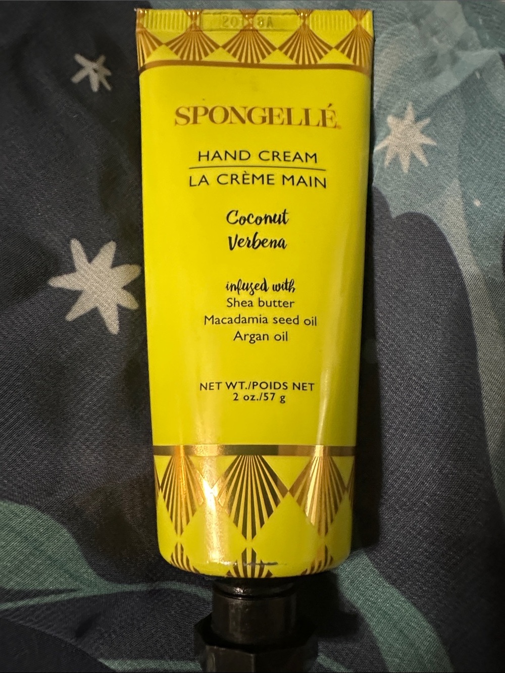 Spongelle Hand Cream Tube coconut verbena scent skincare gift NIP gift summer